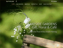 Tablet Screenshot of lakesidegarden.com
